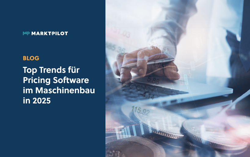 Ein Mann der in einem Laptop die Trends zu Pricing Software im Maschinenbau nachliest