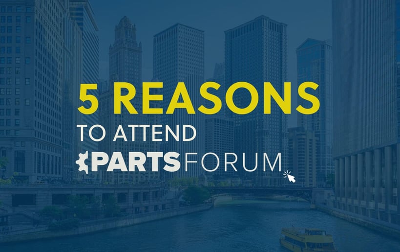 Reasons to attend MARKT-PILOT's PARTS FORUM event on June 13th in Chicago