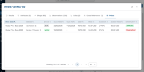 Intelligence Engine - Part Prices