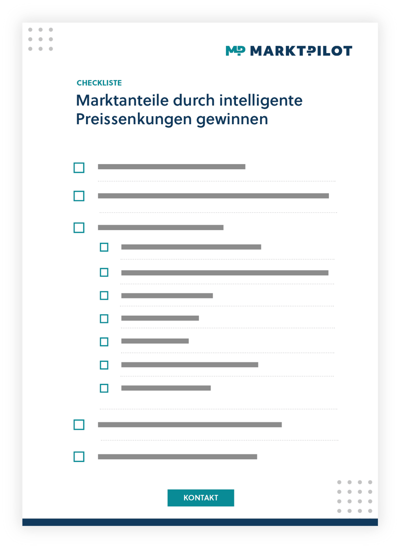Marktanteile durich intelligente Preissenkungen gerinnen