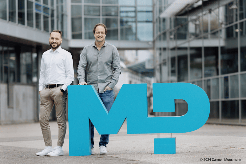 Überglücklich über das entgegengebrachte Vertrauen: CEO Alex Morbe und CFO Dr. Martin Ruth (v.l.n.r.)