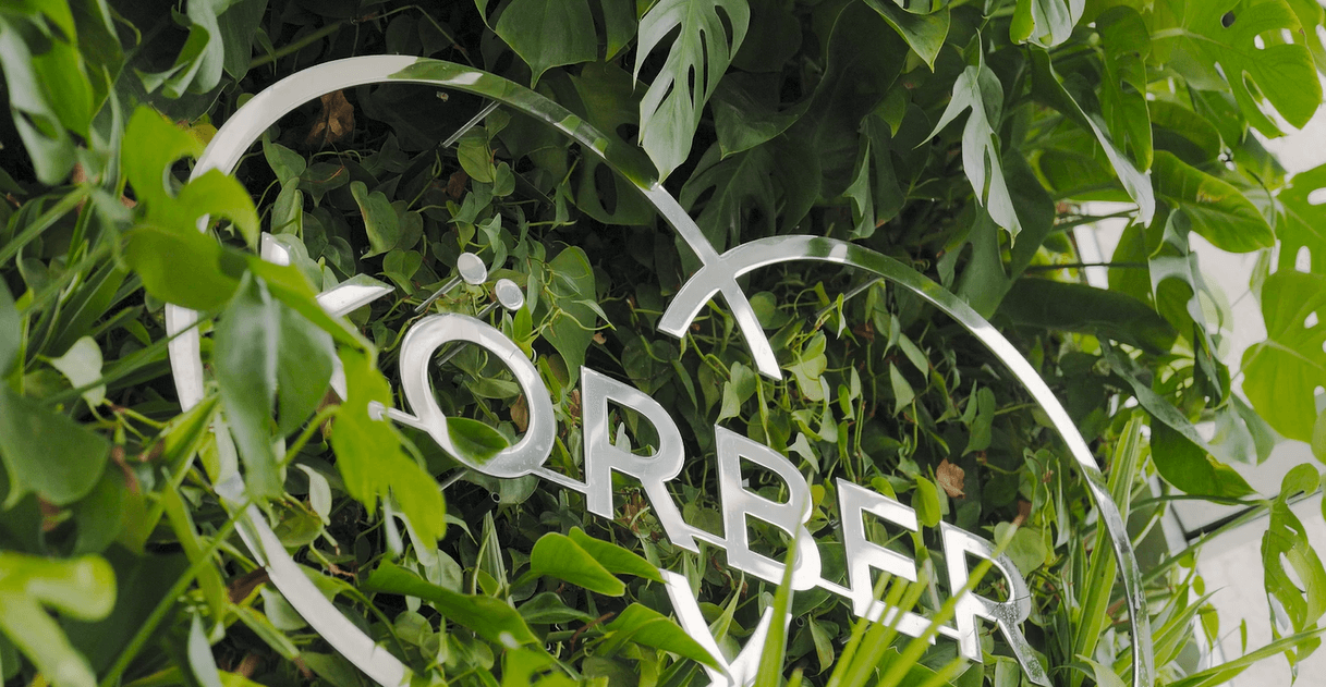 Körber Logo mit Pflanzen