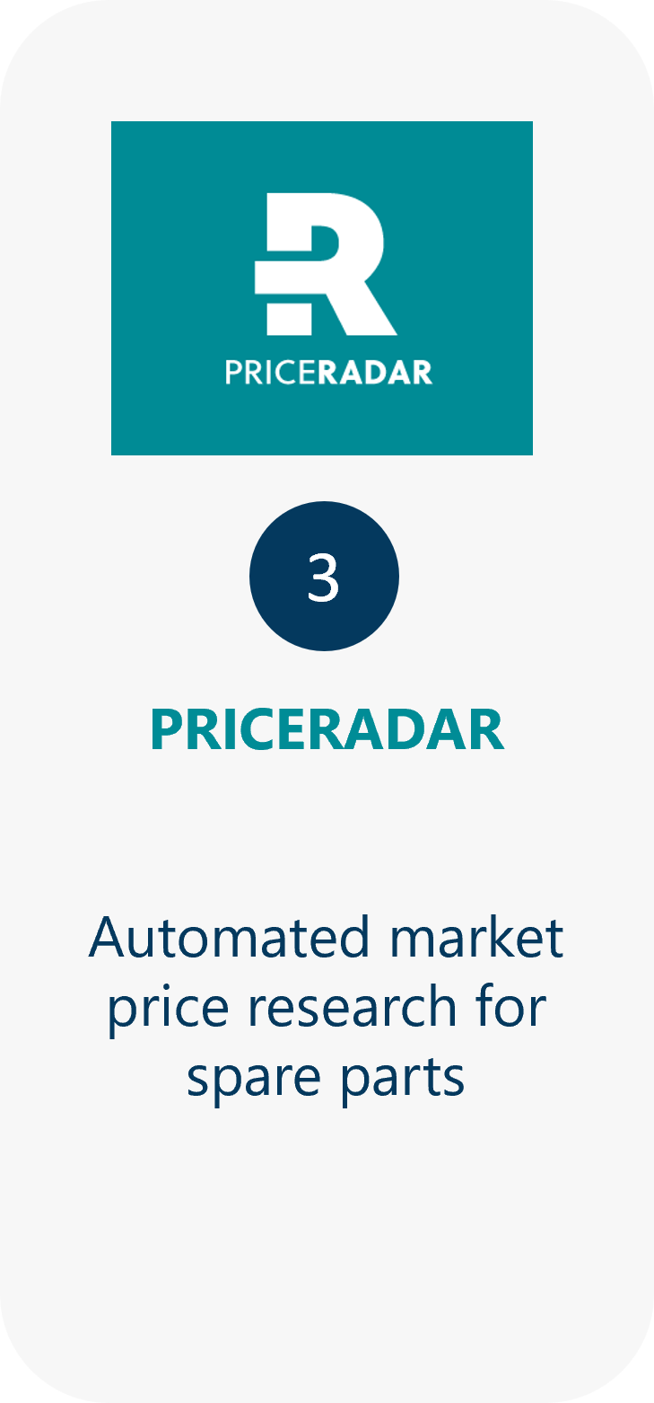 PRICERADAR for HOMEPAGE