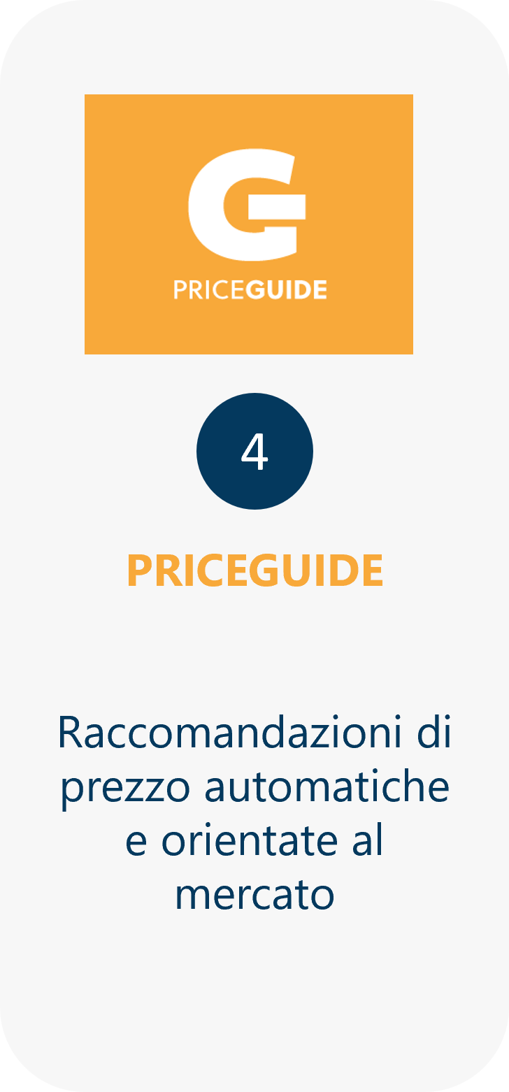 Raccomandazioni di prezzo automatiche e orientate al mercato