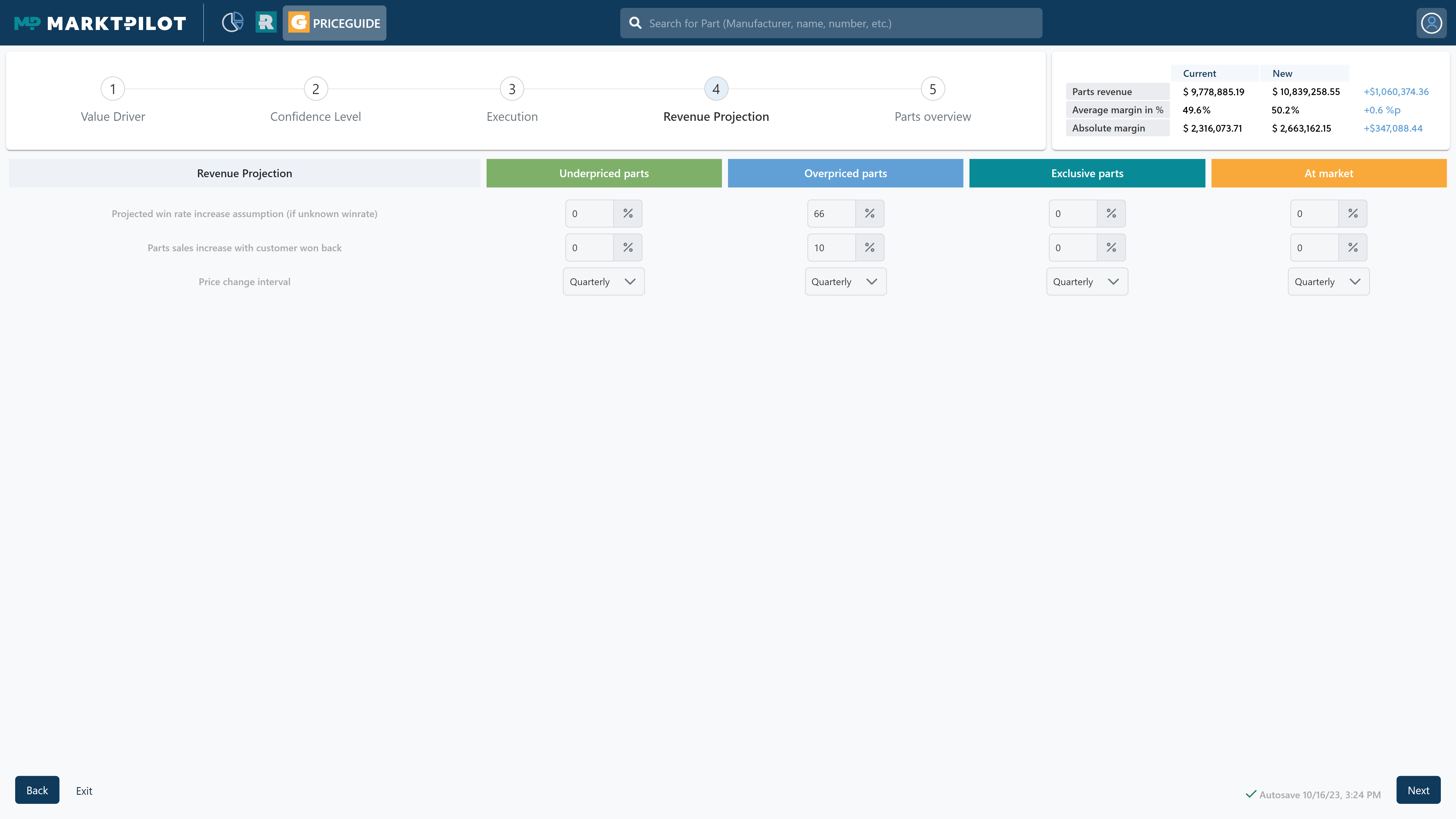 Settings and Simulation